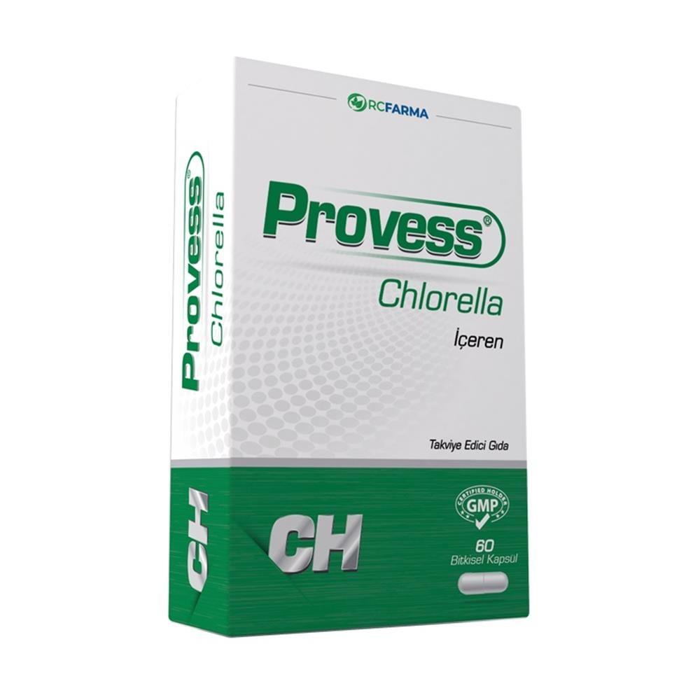 Provess Chlorella Supplement - 60 Vegan Capsules for Nutritional Support, Vegetarian Dietary Supplement