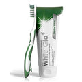 White Glo Herbal Toothpaste - Natural Whitening, Fluoride-Free & Cruelty-Free Oral Care with Toothbrush & Toothpick