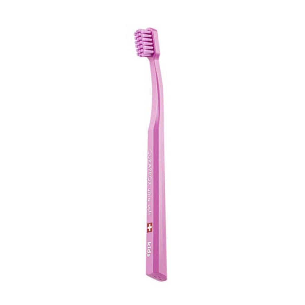 Curaprox Kids Ultra Soft Manual Toothbrush for Children Aged 3-13 Years - Gentle Cleaning, 5500 Curen Bristles