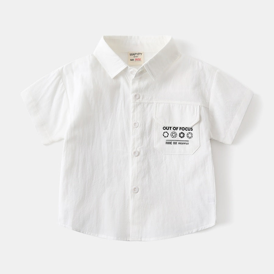 Baby pocket printed top