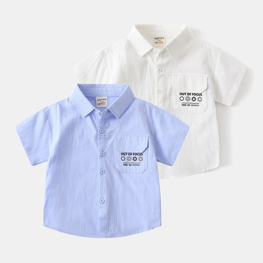 Baby pocket printed top