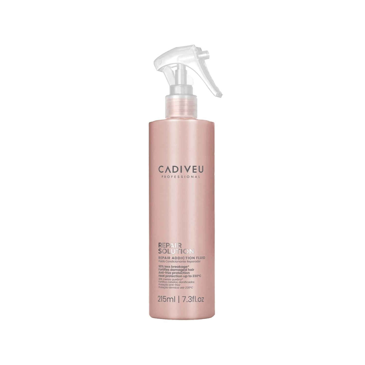 Cadiveu Leave-In Hair Cream Repair Solution - 215ml Nourishing Liquid Hair Treatment for Damaged Hair