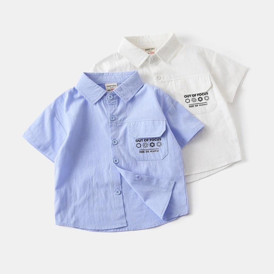 Baby pocket printed top