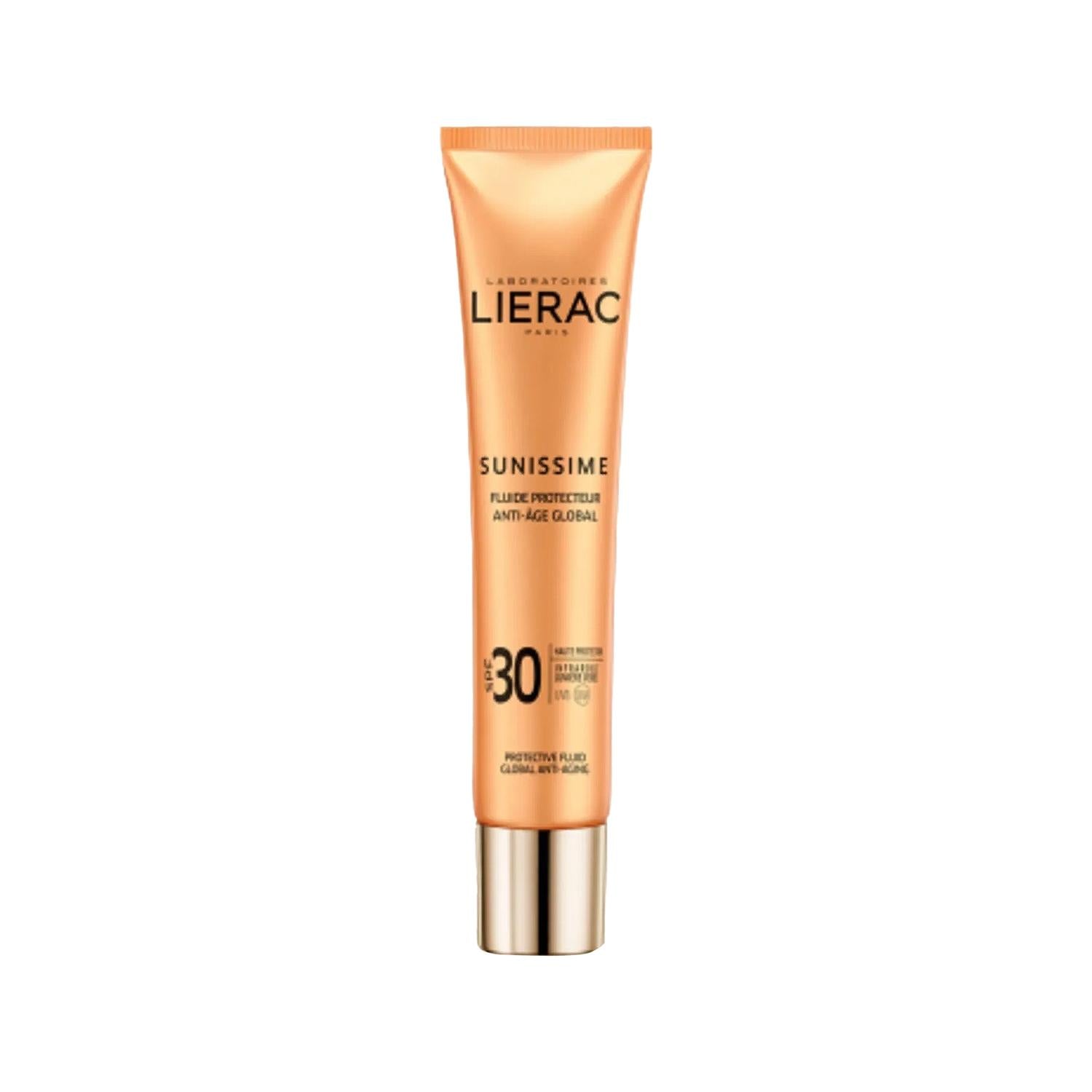 Lierac Sunissime Energizing Protective Fluid Spf30 Sunscreen Fluid - SPF30 Protection, Energizing Sun Care, Lightweight Formula