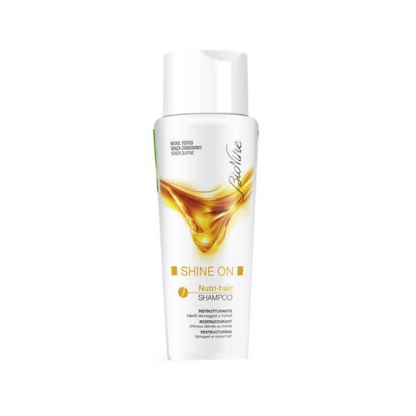 BioNike: Defence Hair Shine On Nutri-Repair Shampoo: Restore Shine, Volume & Protect Color-Treated, Damaged, Dry Hair with Coconut & Olive Oil (6.76 fl oz)