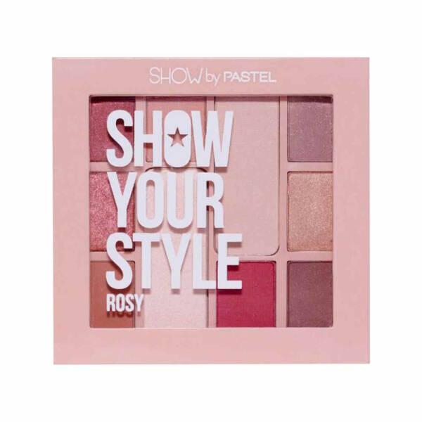 Pastel Show Your Style Eyeshadow Palette No:465 Rosy - Natural Makeup Eyeshadow Set with 10 Shades