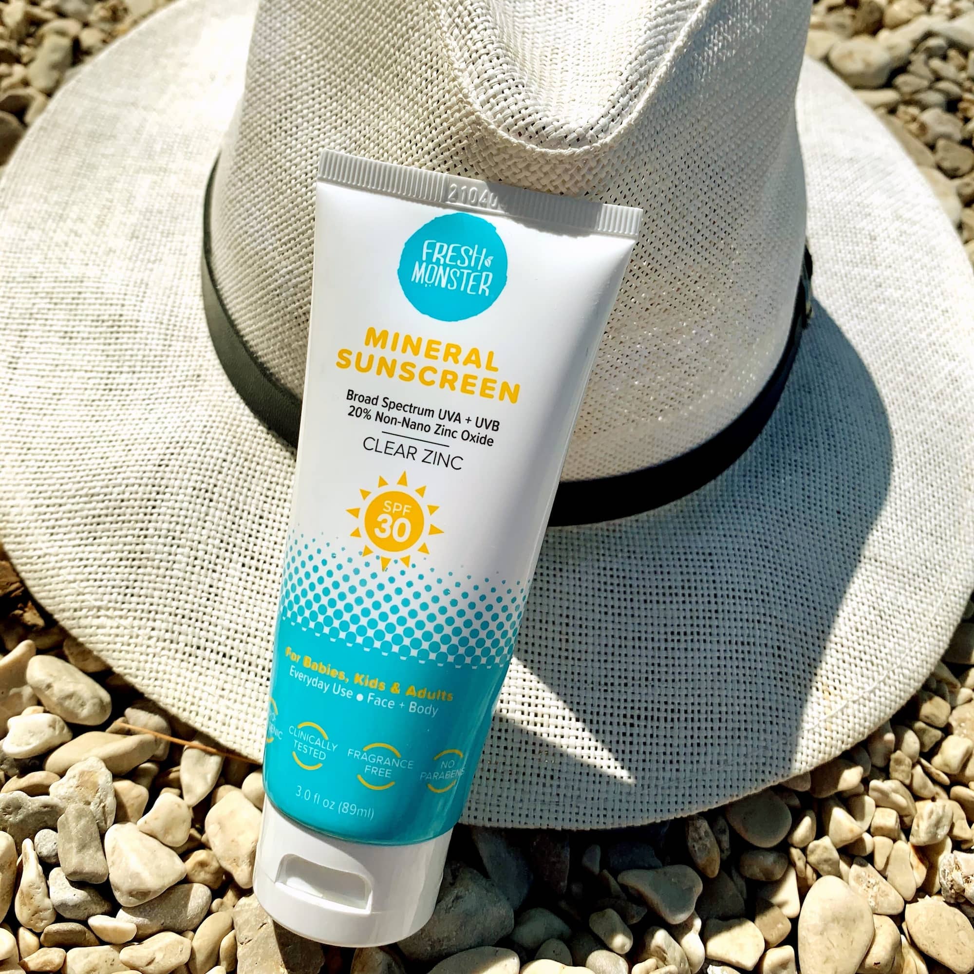 Kids Sunscreen: Mineral and Clear Zinc Oxide Safe Sun Protection - Fresh Monster