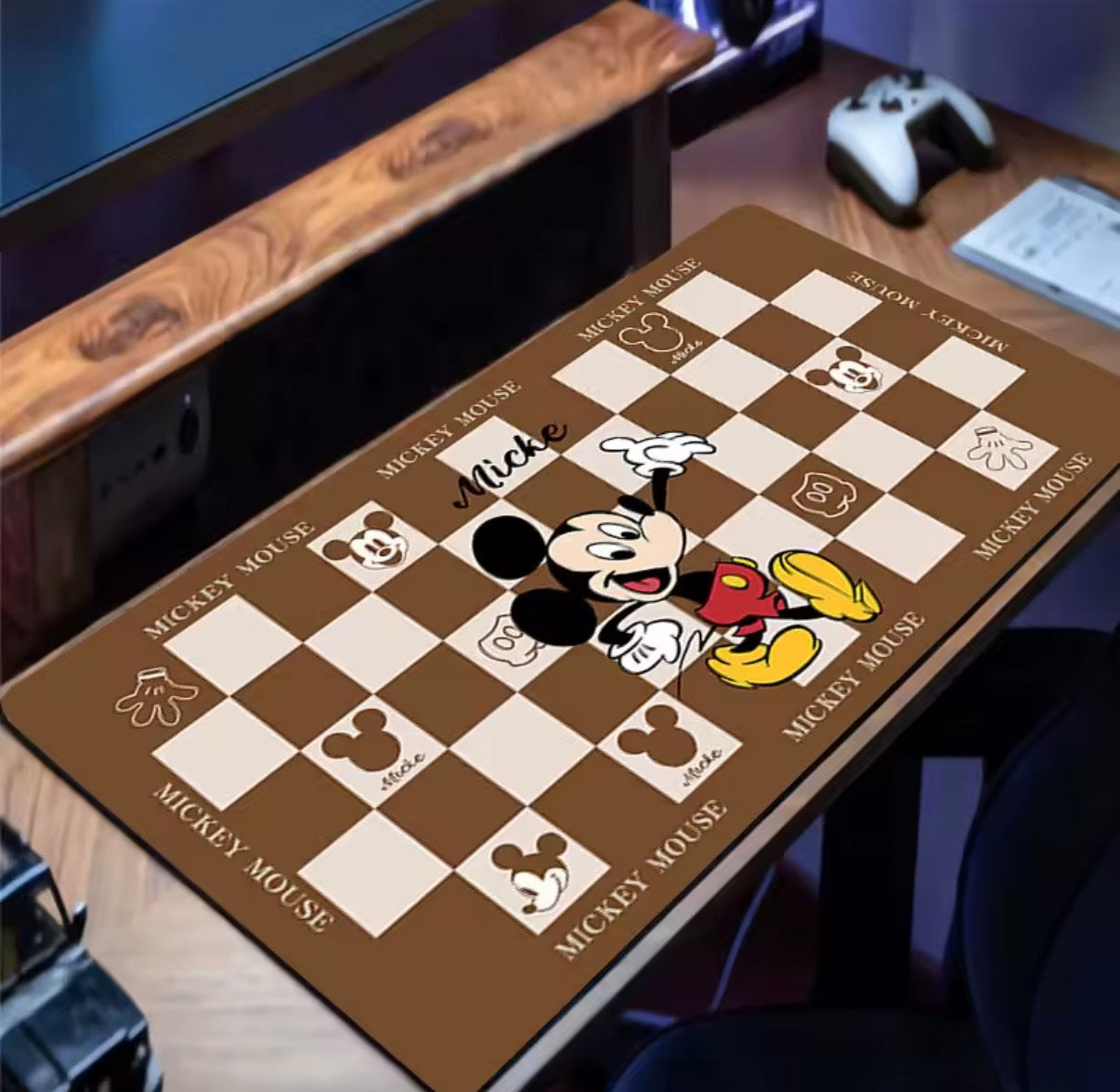 Mickey & Minnie Pro Gamer Desk Mat