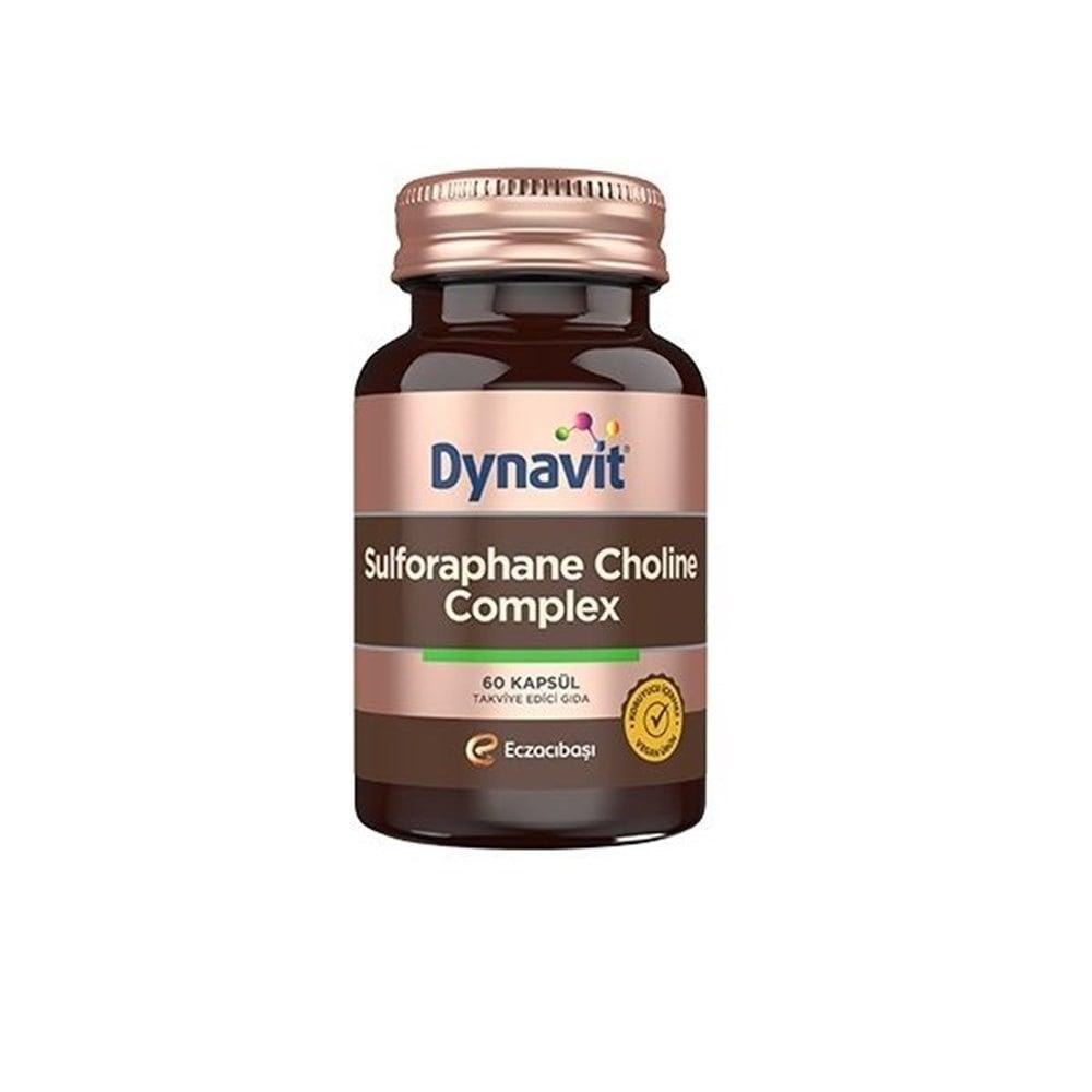 Dynavit Sulforaphane Choline Complex 60 Capsules - Liver Support Supplement with Silimarin, Choline, Broccoli & Artichoke Extract