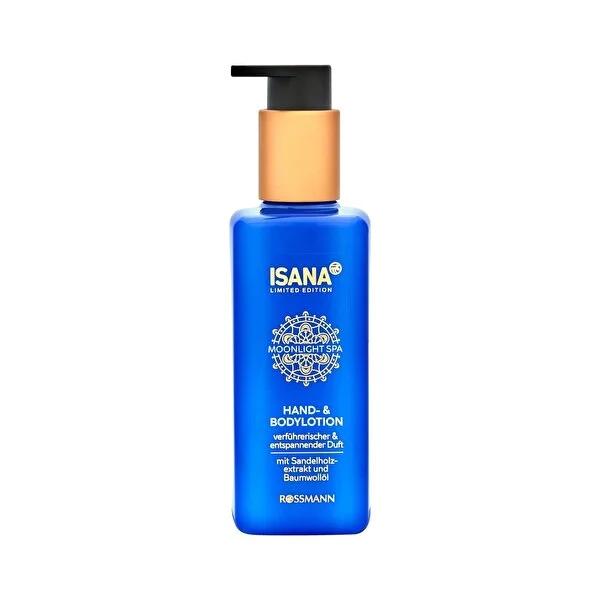 Isana Moonlight Spa Body Balm: Vegan Moisturizing Body Lotion with Sandalwood & Cottonseed Oil for Soft, Radiant Skin (6.76 fl oz)