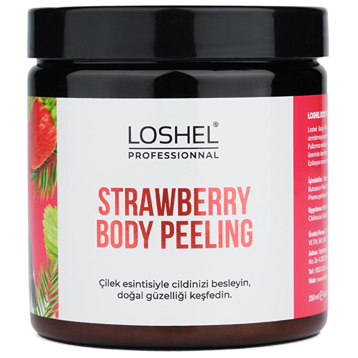 Loshel Body Scrub & Peeling - Exfoliating Body Care for Smooth Skin, 8.45 fl oz