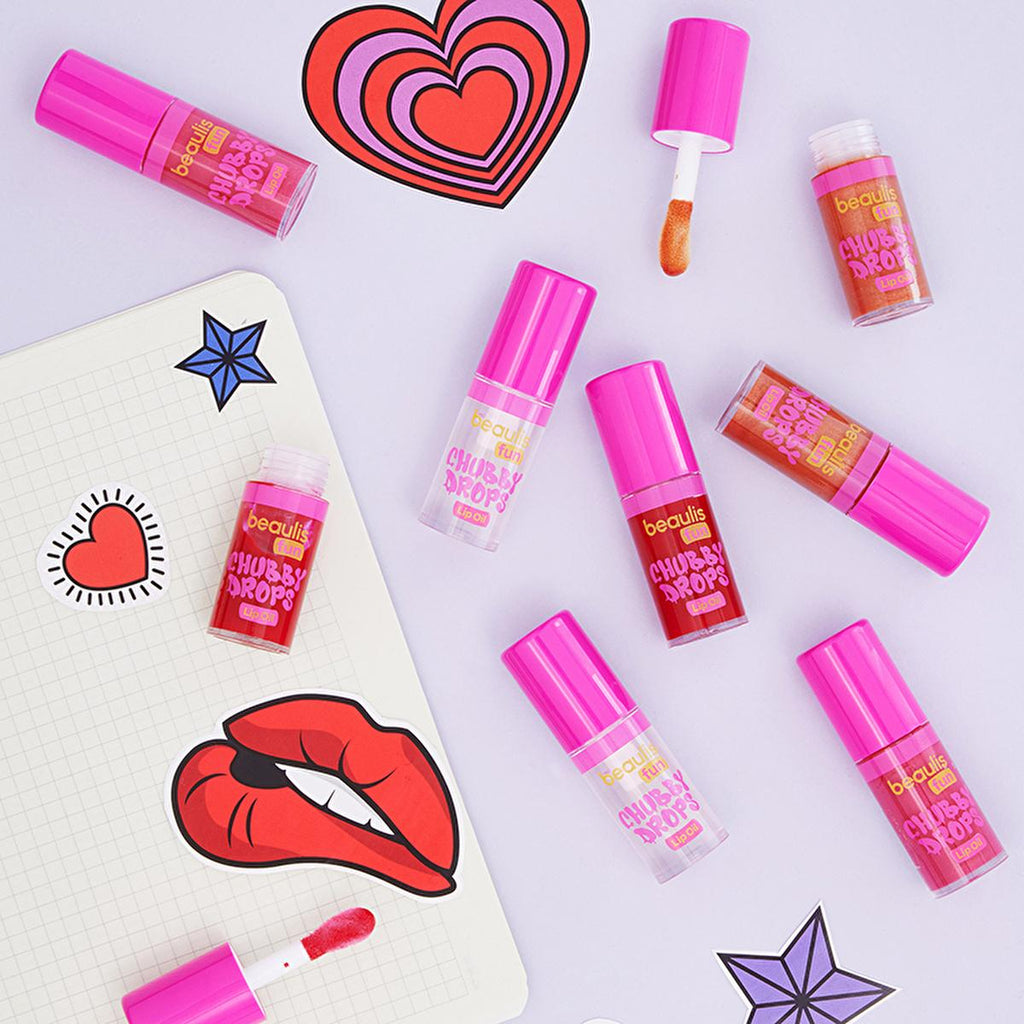 Beaulis Fun Chubby Drops Lip Oil 135 Toffee Shine - Moisturizing, Shiny Lip Care