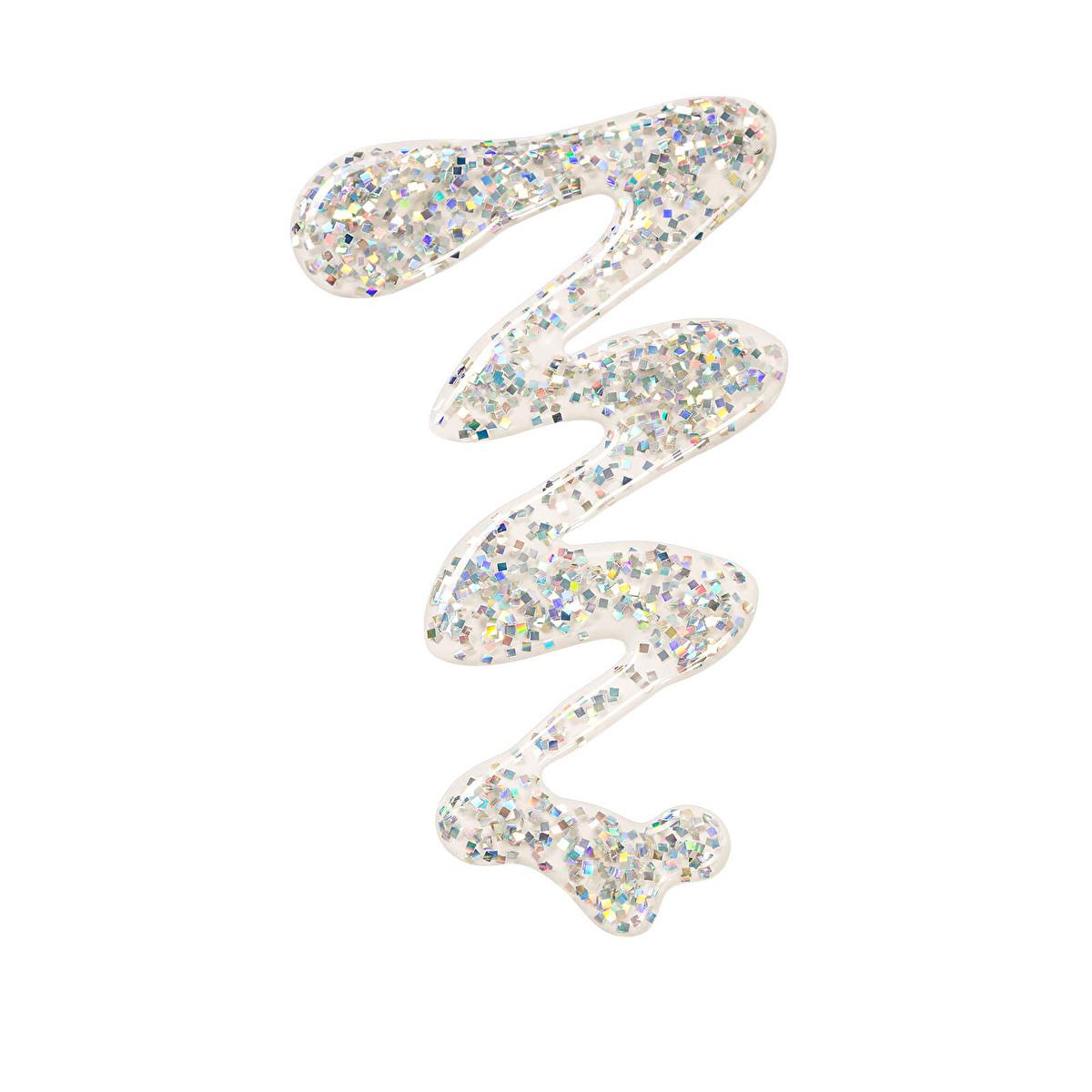 Flormar Glitter Semi-Transparent Nail Polish GL01 Stardust - Long Lasting Semi-transparent Nail Polish