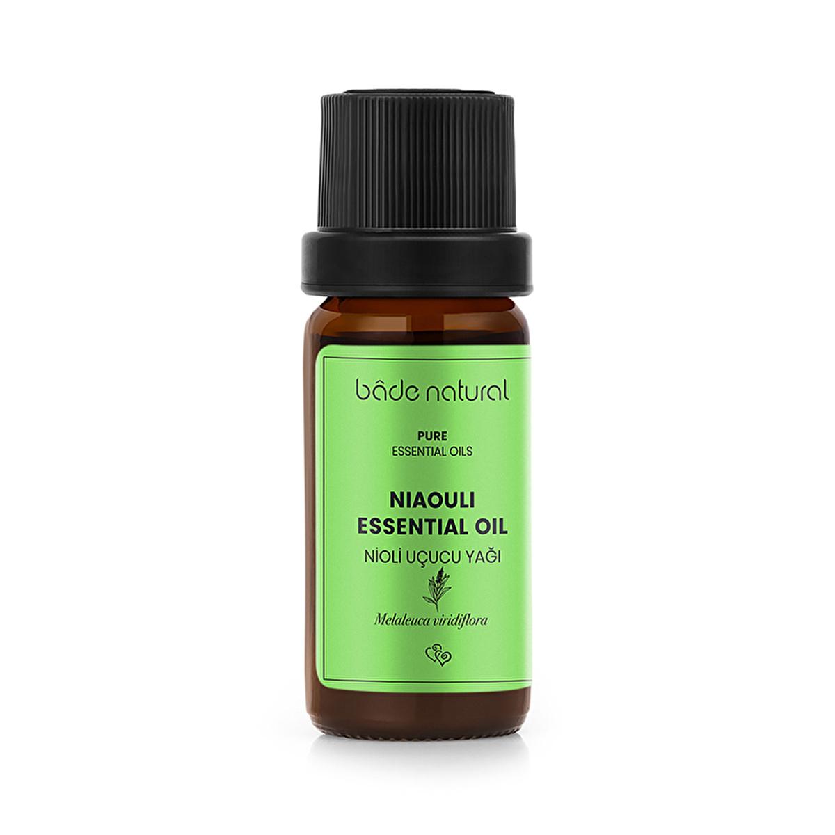 Bade Natural Nioli Essential Oil: 100% Pure Melaleuca Viridiflora Leaf Oil for Natural Skincare, Sebum Balance & Enhanced Focus (10ml)