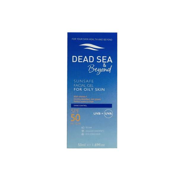 Dead Sea & Beyond Sunsafe SPF50 Sunscreen Cream for Oily Skin - Lightweight, UVA & UVB Protection