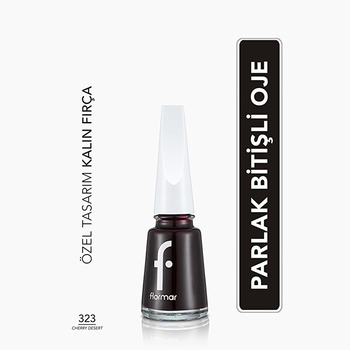 Flormar Nail Enamel: Intense Color & Long-Lasting, Chip-Resistant Formula - Glossy, Highly Pigmented Nail Polish for Stunning Manicures