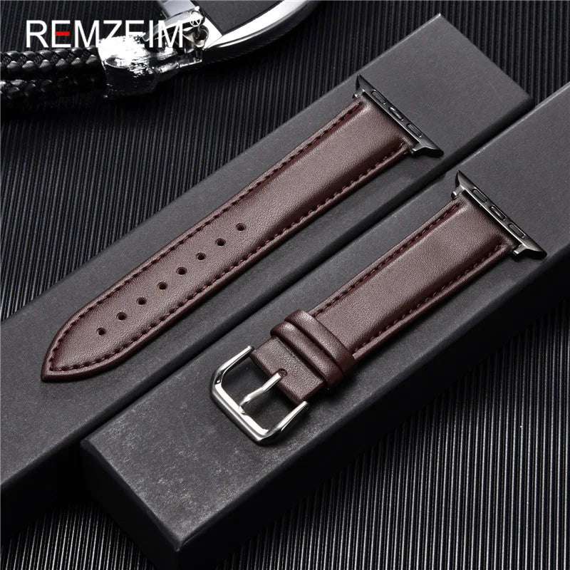 Casual PU Leather Strap for Apple Watch Band 49 45 44 42mm iwatch Ultra 8 7 6 5 4 3 SE Watch Accessories Wristband 41 40 38mm