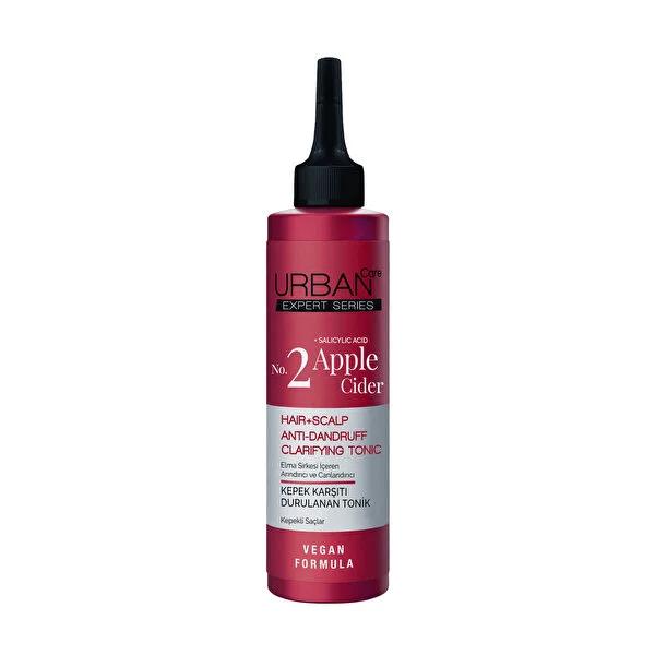 Urban Care Expert Apple Cider Vinegar Anti-Dandruff Hair Tonic: Itchy Scalp Relief, Vegan Formula - 6.76 fl oz