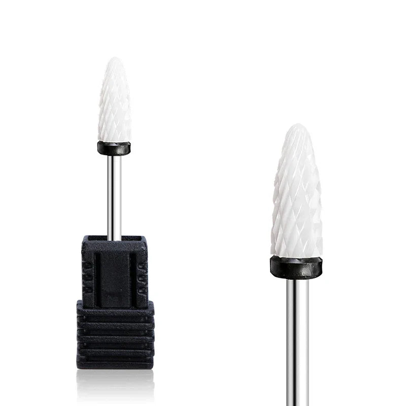 1pcs Ceramic Milling Cutter Nail Drill Bits Electric Manicure Drills Pedicure Mill Bits Machine Files Nail Art accessories Tool