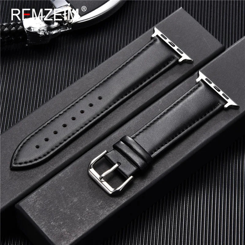 Casual PU Leather Strap for Apple Watch Band 49 45 44 42mm iwatch Ultra 8 7 6 5 4 3 SE Watch Accessories Wristband 41 40 38mm