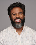 HIM Collection Dignified Men's Wig, M51S 50% Grey / Light Ash Blonde