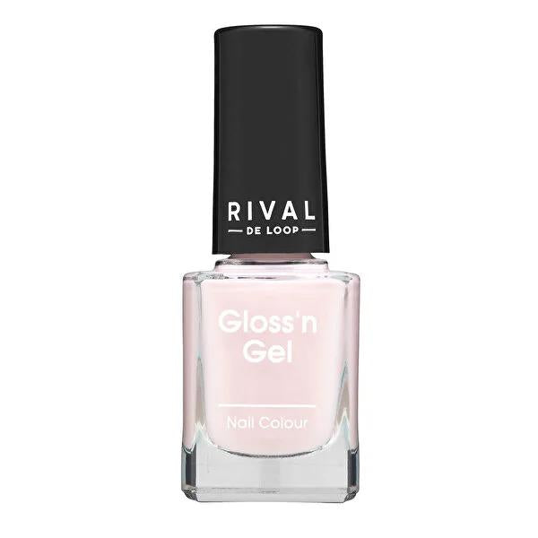 Rival de Loop Gloss'n Gel Nail Polish No.02 - Long Lasting Nail Gloss with High Coverage & Glossy Finish