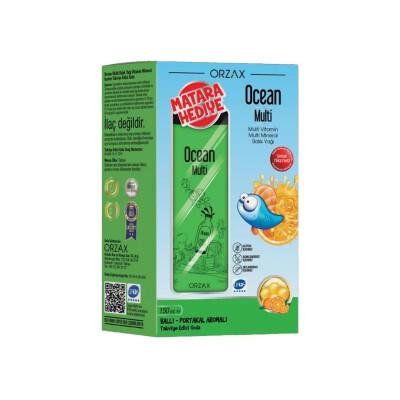 Orzax Omega-3 Fish Oil Syrup for Children - Orange Flavor with Honey, 5.07 fl oz