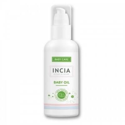 Incia Natural Baby Oil - 3.72 fl oz, Hypoallergenic & Chemical-Free for Sensitive Skin