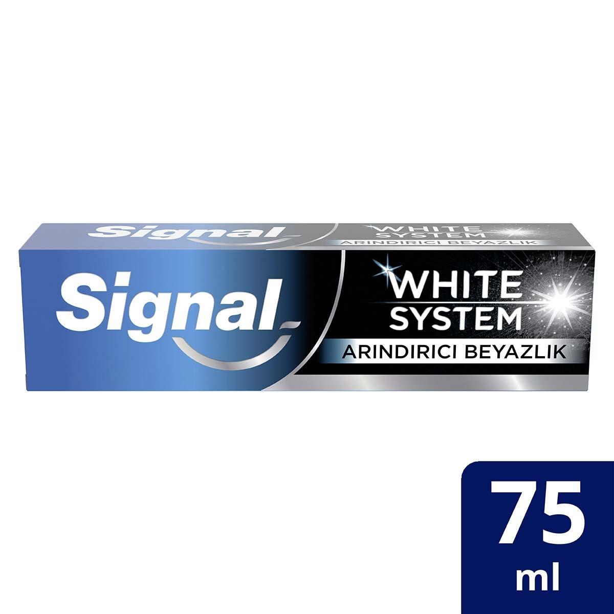 Signal White System Purifying Whitening Toothpaste - White Teeth, Fresh Breath