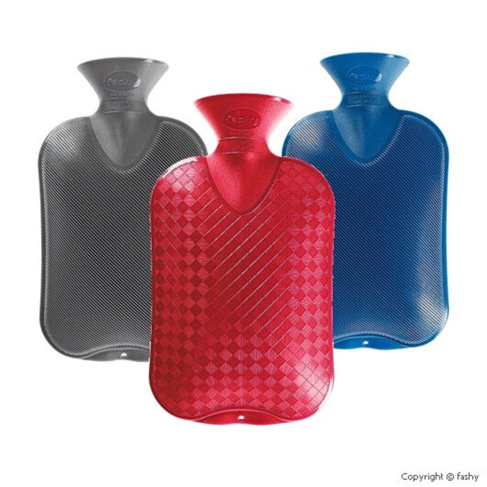 Fashy TUV Certified Odorless Hot Water Bottle - 2L Capacity, Single-Sided Channel Design for Menstrual Relief and Warmth