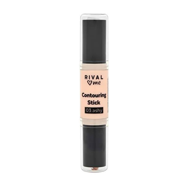 Rival Loves Me Vegan Double-Ended KontŸr Paleti No.03 Koyu Ton - Contour Palette for Facial Enhancement