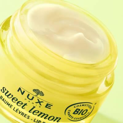 Nuxe Sweet Lemon Lip Balm - Natural Vegan Lip Care for Dry Lips