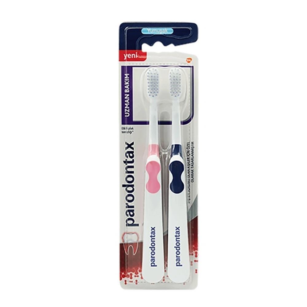 Parodontax Soft Bristle Toothbrush 1+1 Pack - Gentle on Gums, Effective Plaque Removal