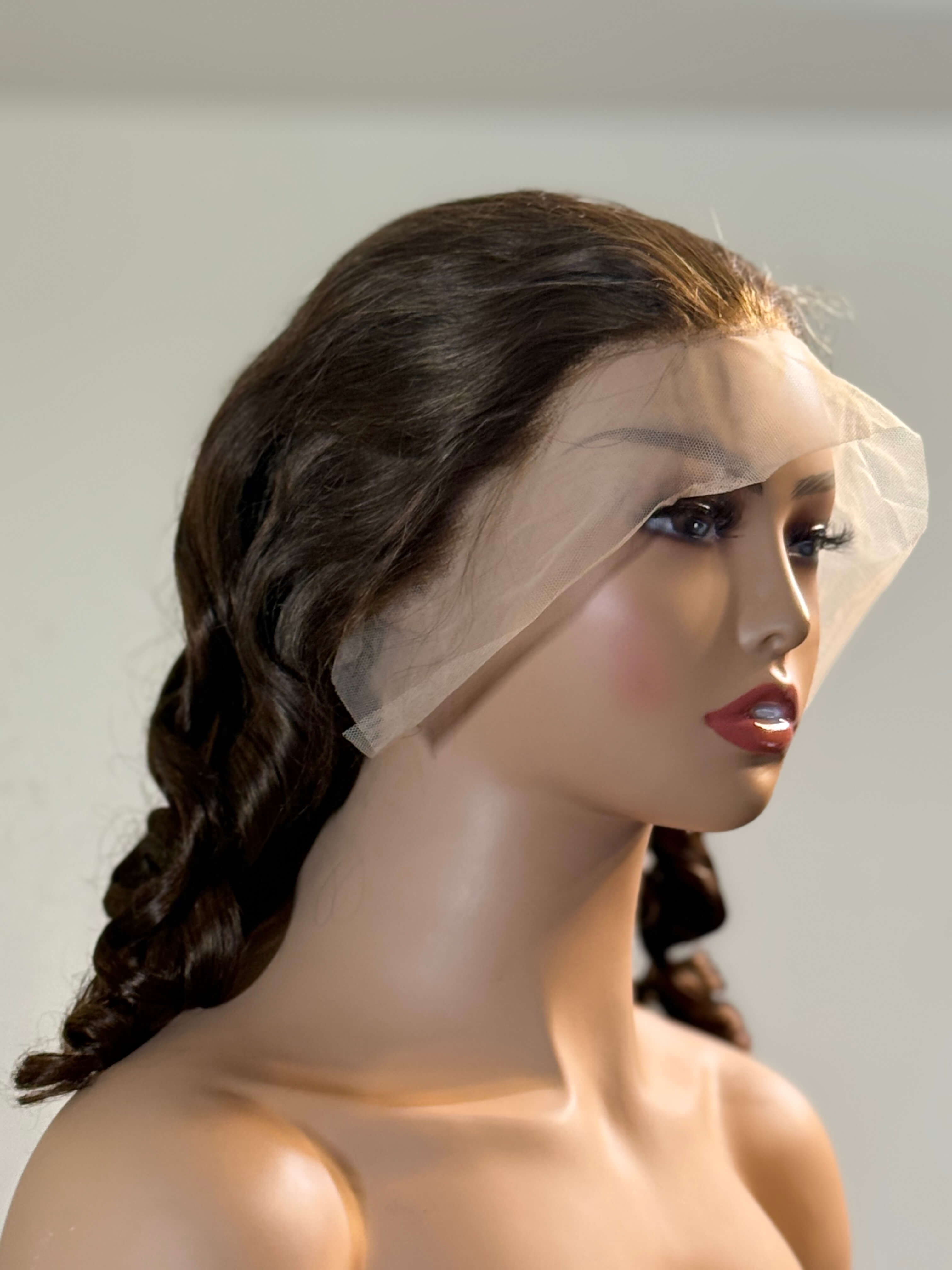 Brown Sugar Bounce – Loose Wave Lace Front Wig (Chocolate Brown)