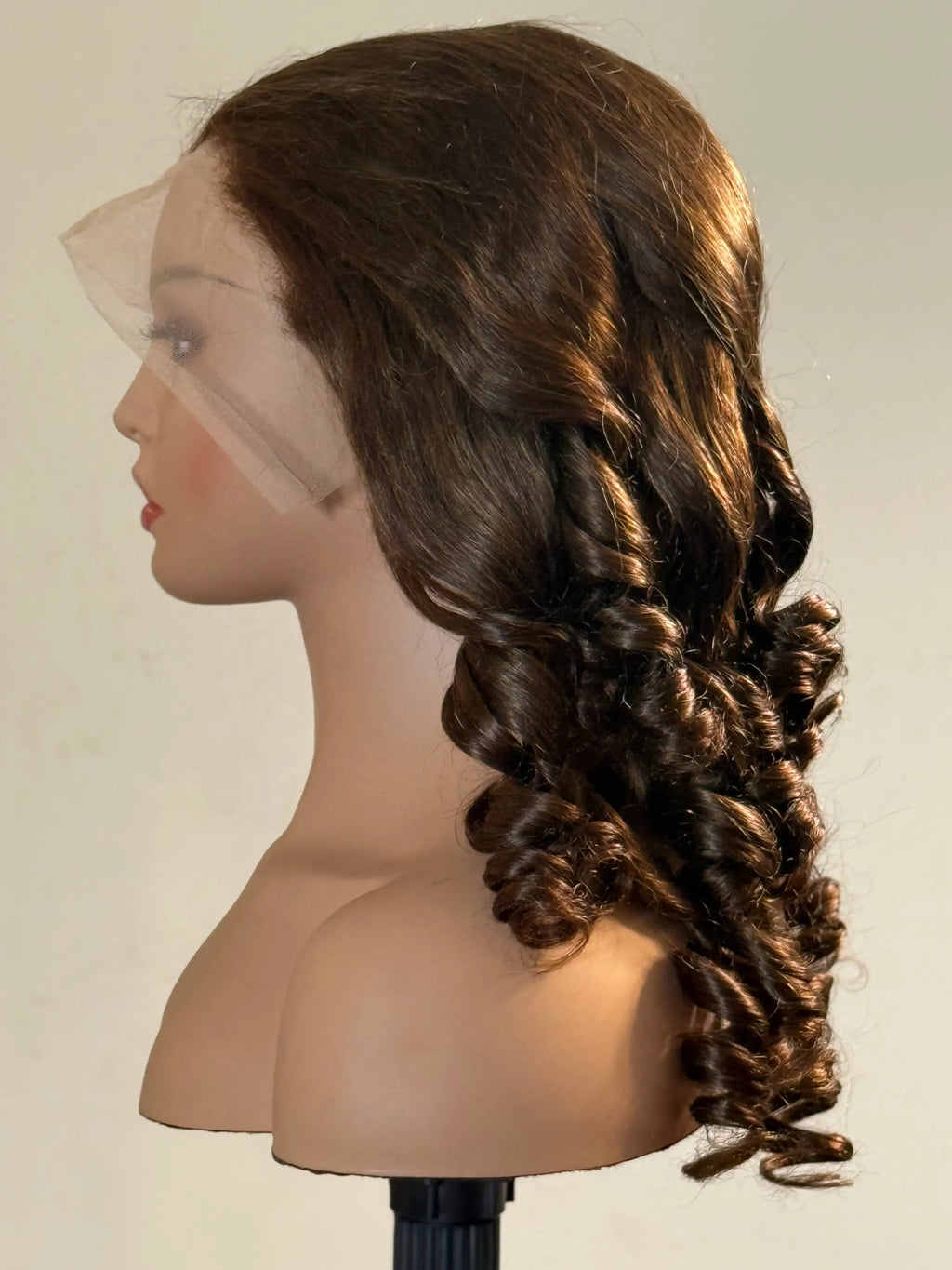 Brown Sugar Bounce – Loose Wave Lace Front Wig (Chocolate Brown)