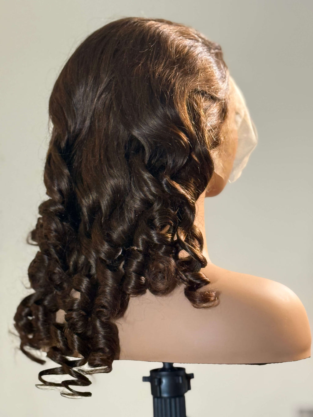 Brown Sugar Bounce – Loose Wave Lace Front Wig (Chocolate Brown)