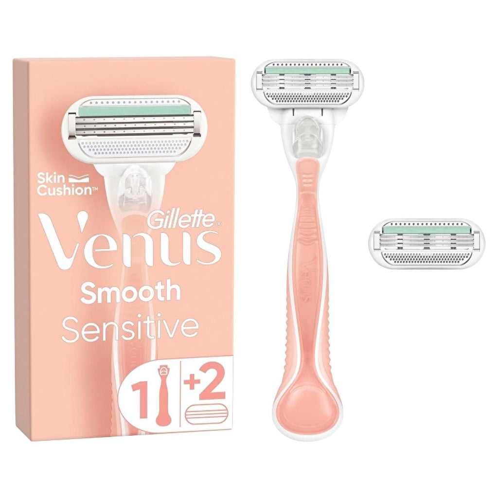 Gillette Women's Electric Razor - Venus Smooth Sensitive Shaving Kit for Sensitive Skin
