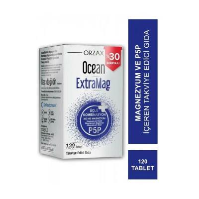 Ocean ExtraMag 120 Tablet - Magnesium and Vitamin B6 for Adults