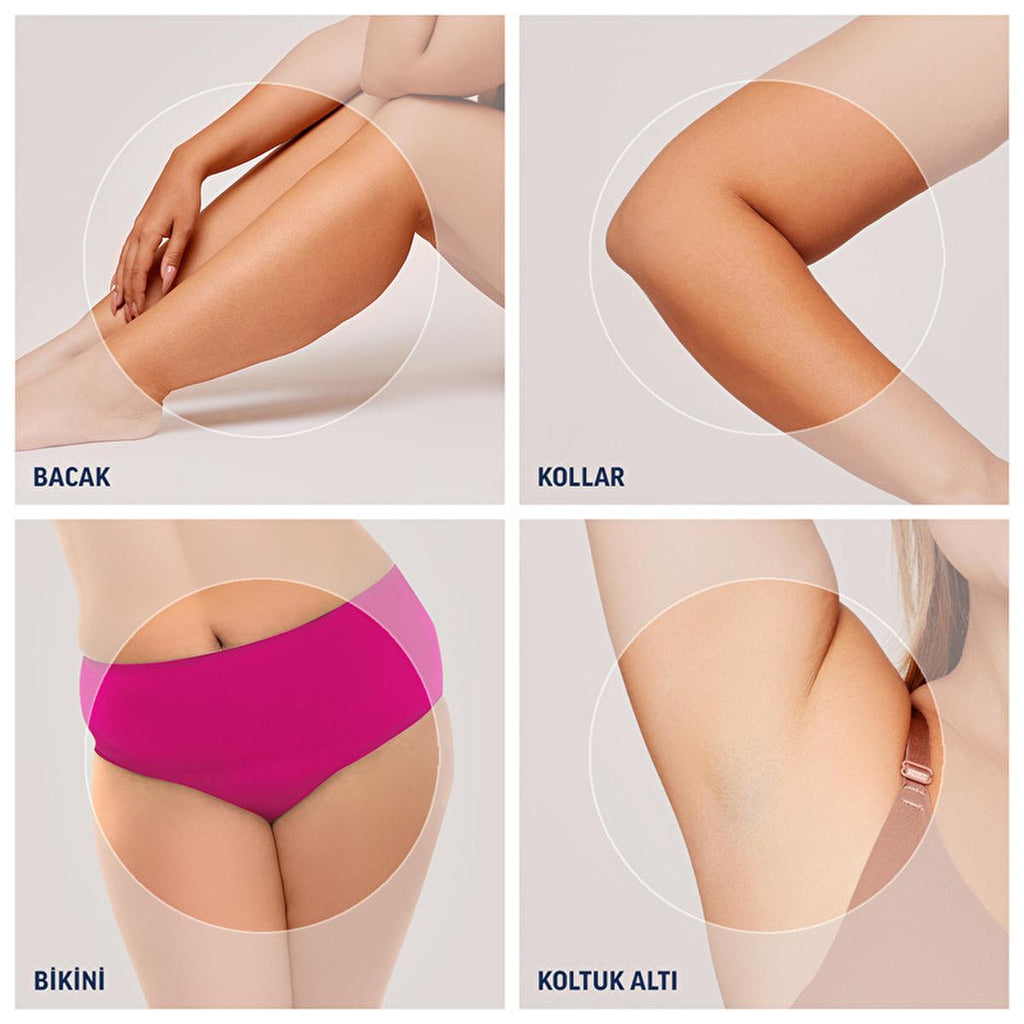Veet Pure Wax Strips for Sensitive Skin - Hypoallergenic, Easy-Gelwax Technology for Legs & Body Hair Removal