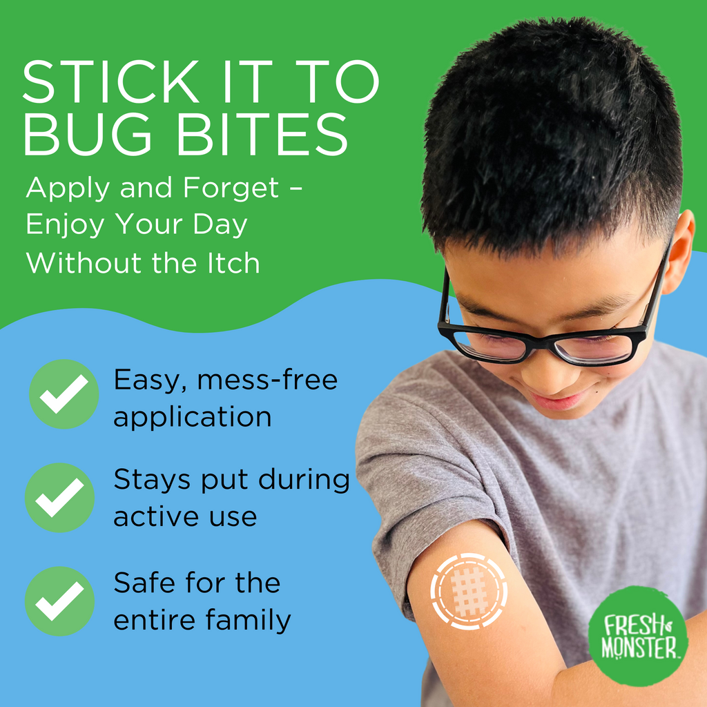 Fresh Monster Bug Bite Itch Relief Patches