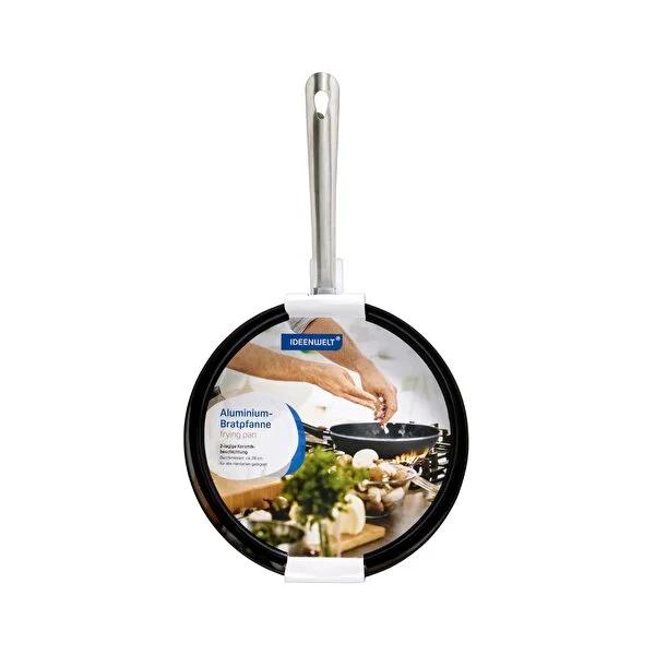 Ideenwelt Non-Stick Ceramic Frying Pan, 28cm Aluminum Skillet for All Hob Types - Easy Cooking & Clean Up.