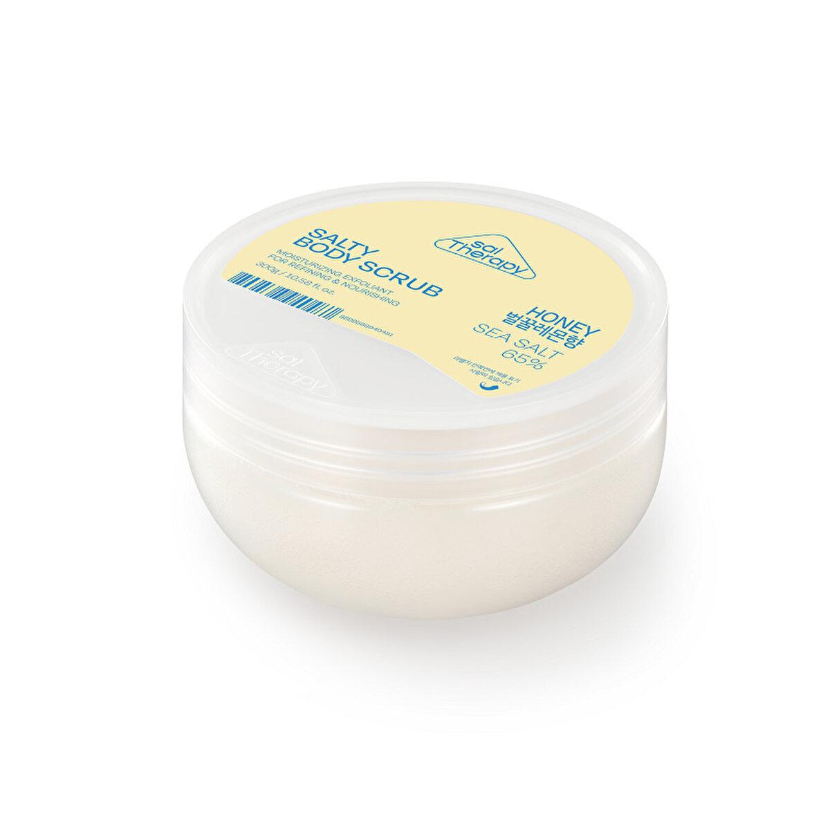 SalTherapy Natural Body Scrub with Korean Sea Salt & Honey - Exfoliating & Moisturizing Skincare