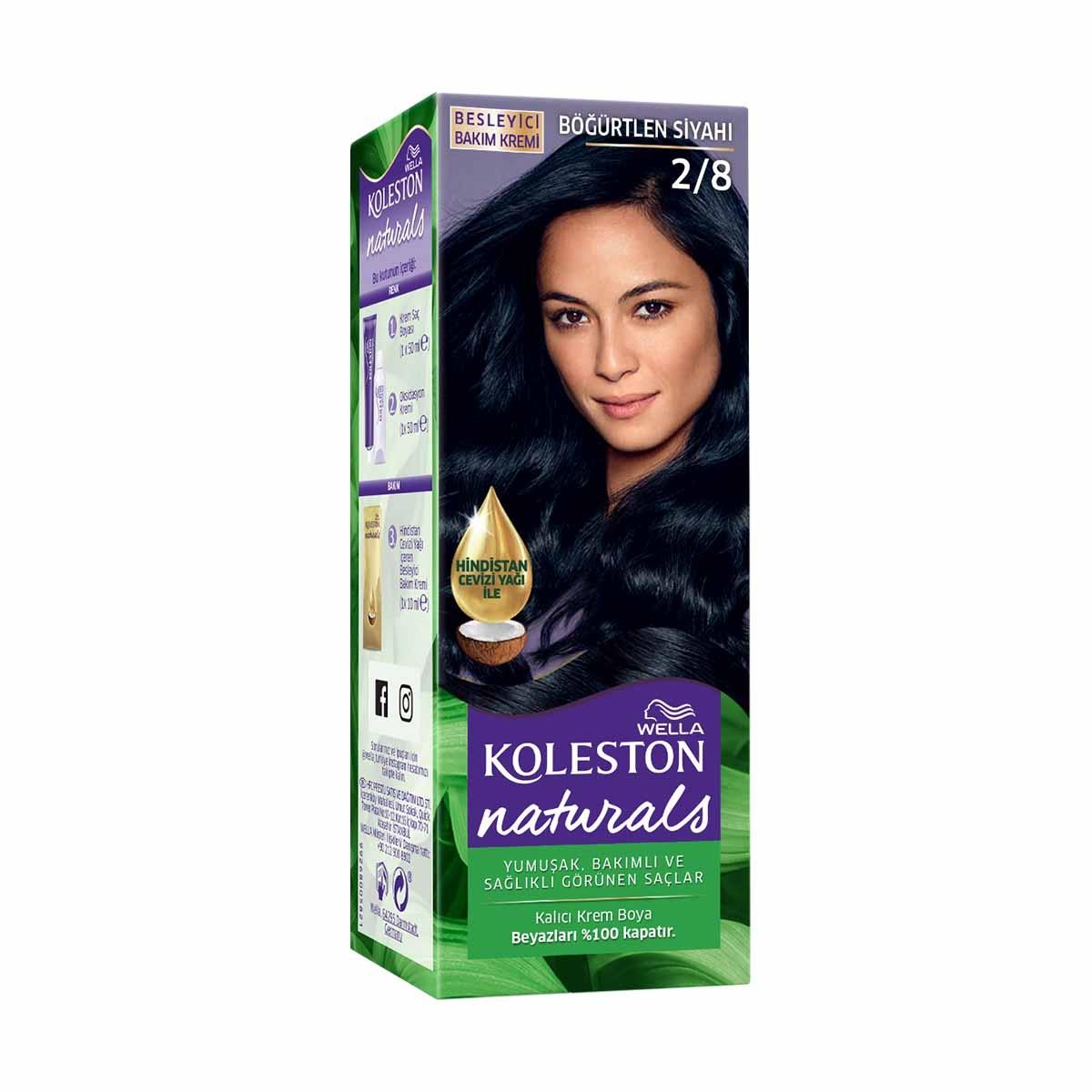 Wella Koleston Naturals Hair Dye - Long-Lasting Color with Coconut Oil