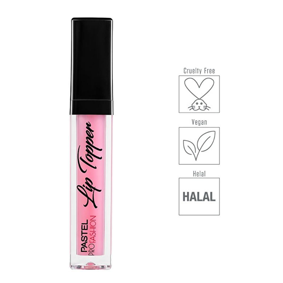 Pastel Profashion Lip Topper 305 Sugar - Cruelty-Free, Vegan Lip Gloss with Shimmering Effect