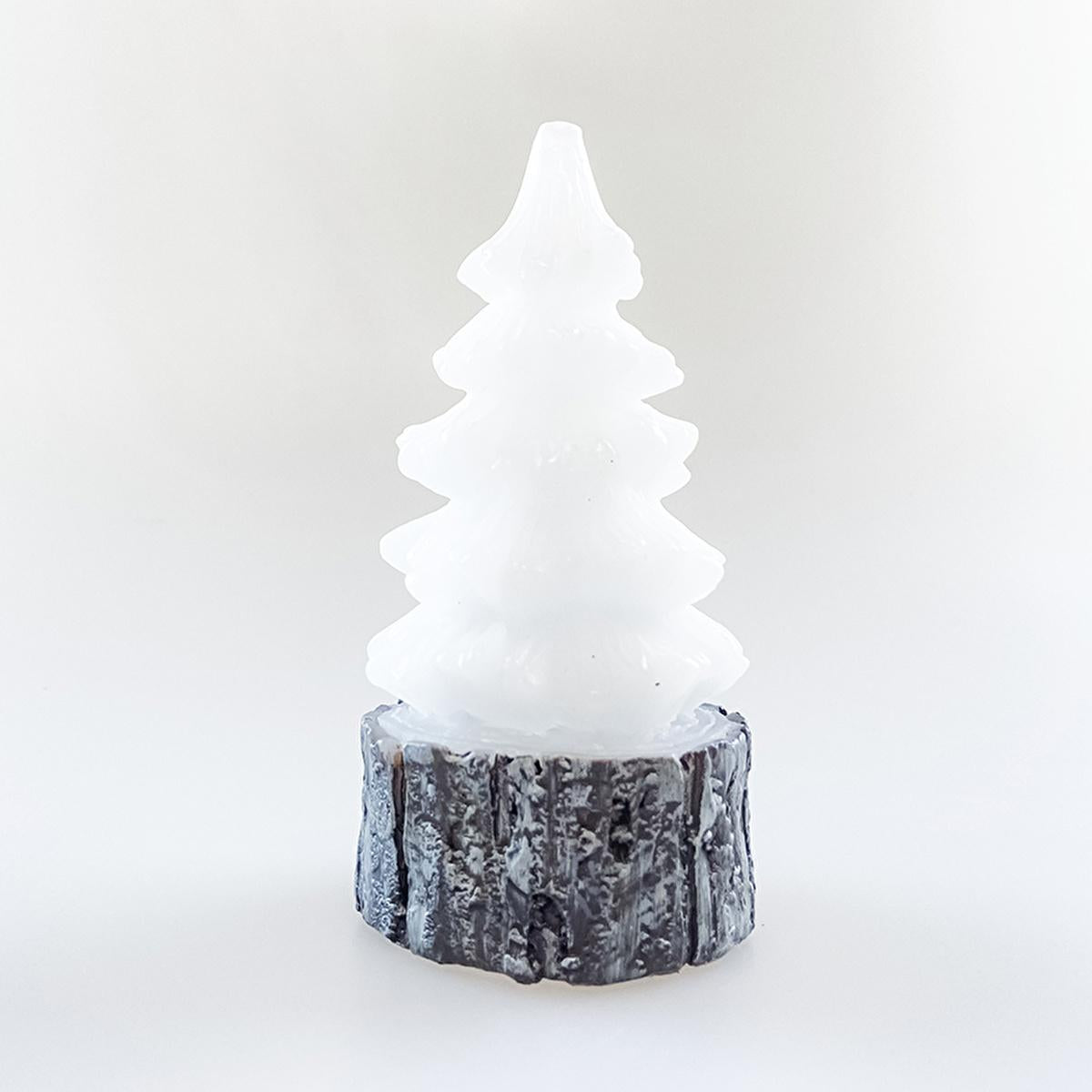 Petrix LED Candle Set with Christmas Tree Decoration - Flameless Candles for Ambiance and Safety