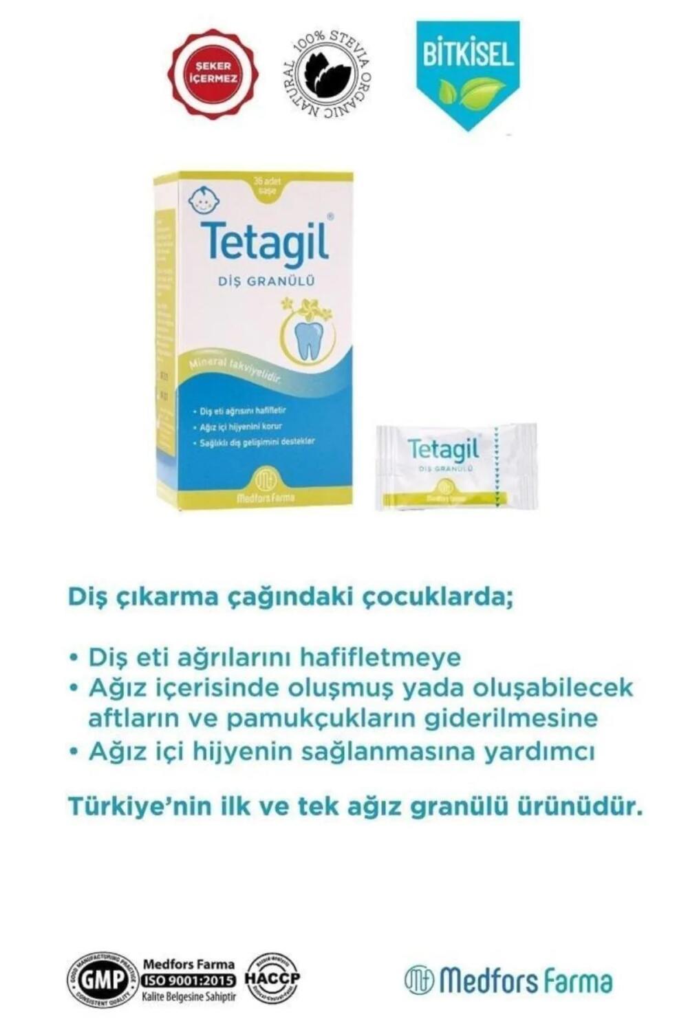 Tetagil Teething Granules - 36 Sachets