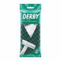 Derby Single Blade Disposable Razors - 5-Pack for Sensitive Skin - Smooth, Comfortable Men's Shaving, Travel-Friendly