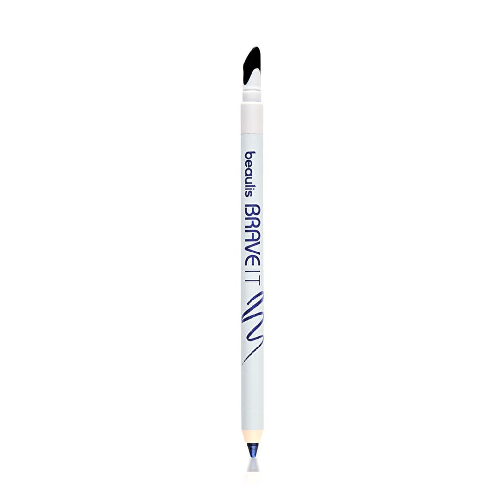 Beaulis Brave It Navy Blue Smoky Eye Eyeliner with Double-Ended Applicator