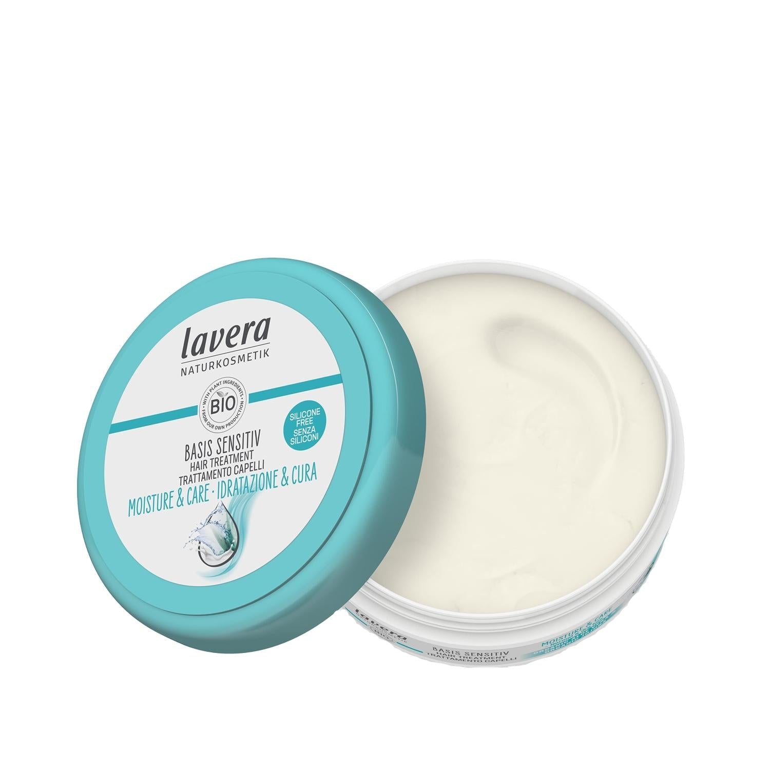 Lavera Basis Sensitiv Moisturizing Hair Care Product for Sensitive Hair - 200ml, Natural Ingredients, Gentle Moisturizer