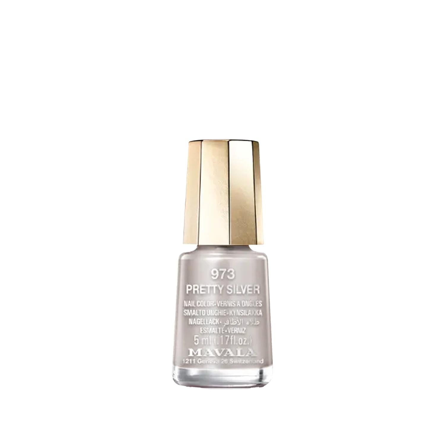 Mavala Mini Color Nail Polish 973 Pretty Silver 5 ml